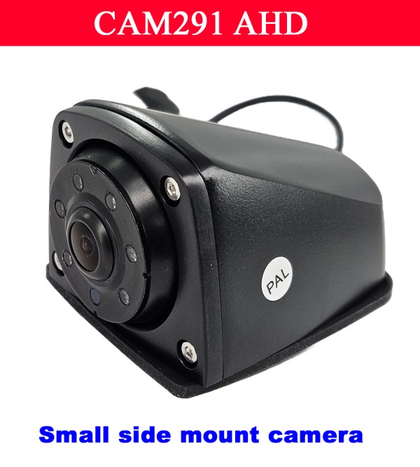 Small AHD side camera for blind spot detection